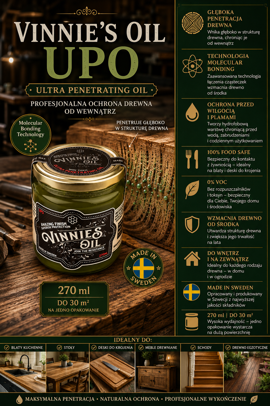 Vinnie's Oil Ultra Penetrating Oil 270 ml Vinnie's Oil Ultra Penetrating Oil 270 ml
